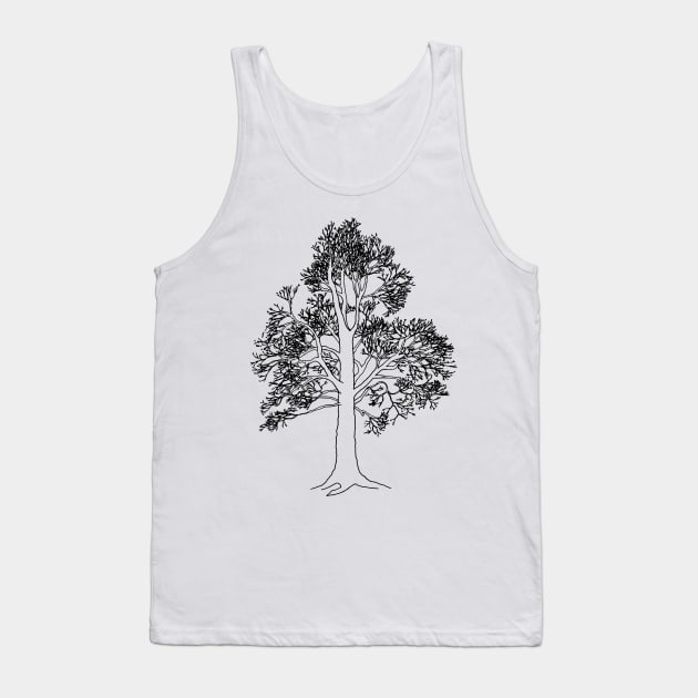 Oak tree Tank Top by MarjolijndeWinter